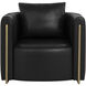 Alix Cantina Black Lounge Chair